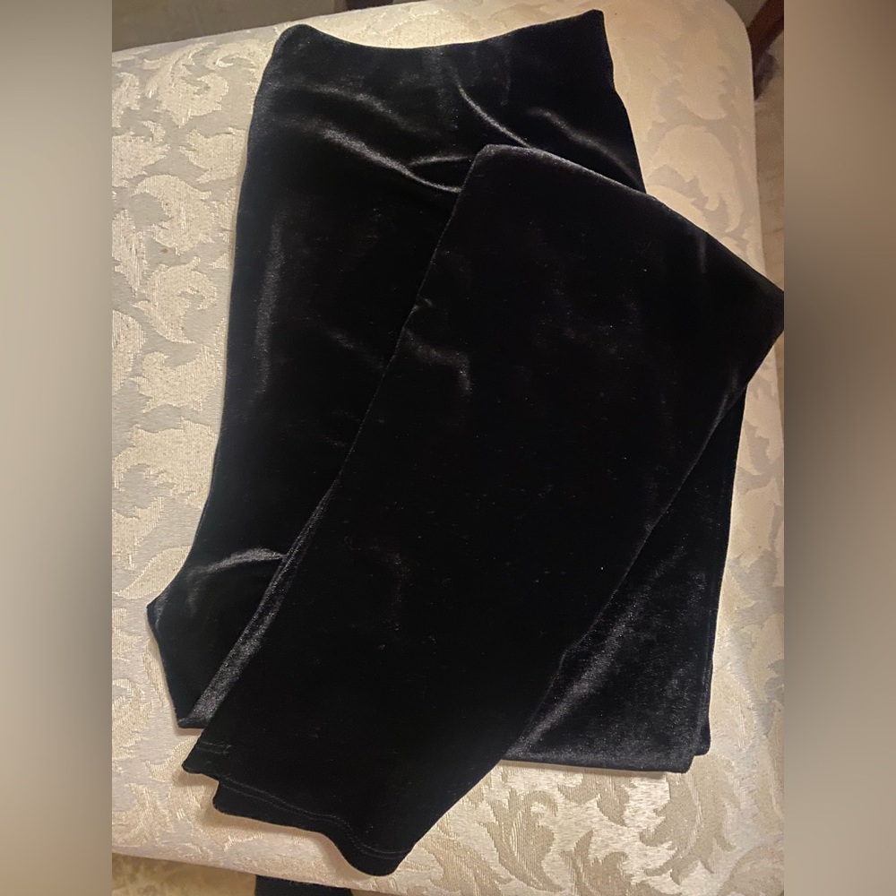 LC Lauren Conrad Black Velvet Pants